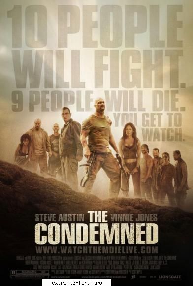 the condemned (2007) code: