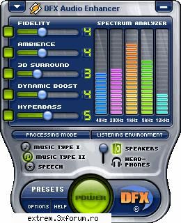 dfx audio enhancer 8 360 j easy to use. simply turn on dfx and be amazed at the added sound clarity