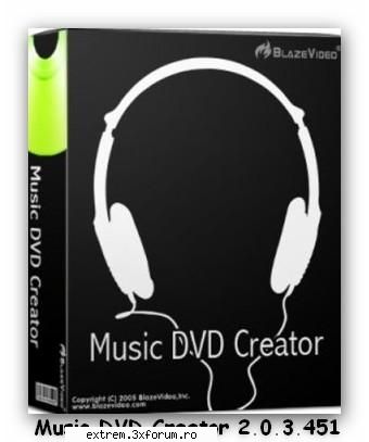 music dvd creator 2.0.3.451 music dvd creator innovative utility for you your own music dvd. allows